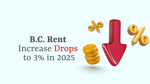 B.C. Rent Increase Drops to 3% in 2025